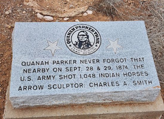 texas/south-plains/landmark/quanah-parker-trail-arrow