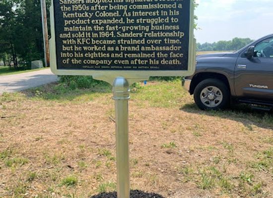 indiana/the-knobs/landmark/colonel-harland-sanders-historical-marker
