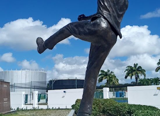 barbados/welchman-hall/landmark/reverend-sir-wesly-winfield-hall-statue