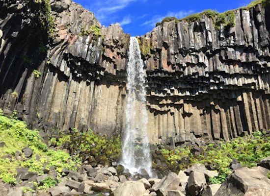 iceland/skaftafell/landmark/svartifoss