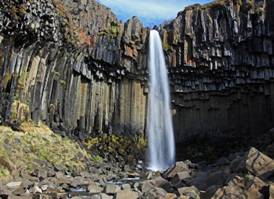 iceland/highlands/landmark/svartifoss-trail