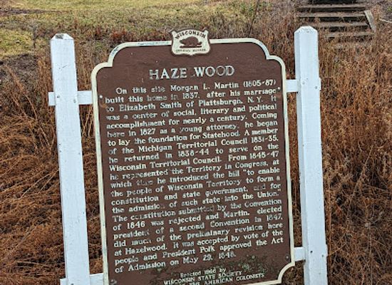 wisconsin/fox-river-valley/landmark/wisconsin-state-historical-marker-156-hazelwood