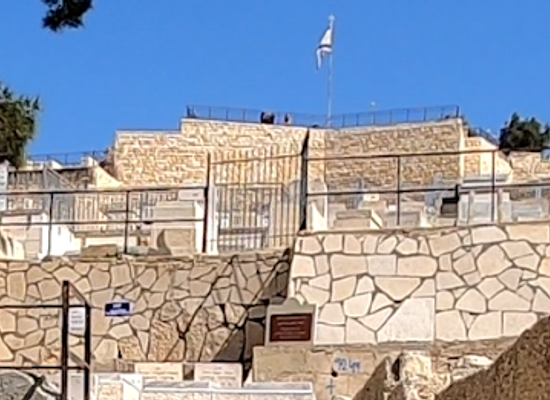 israel/jerusalem/landmark/flag-of-israel