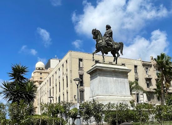 egypt/alexandria/el-mansheya/landmark/mohamed-ali-pasha-statue