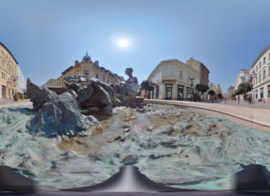 hungary/gyor/landmark/boy-in-a-boat