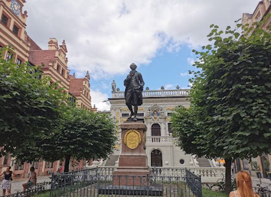 germany/saxony/landmark/statue-of-goethe