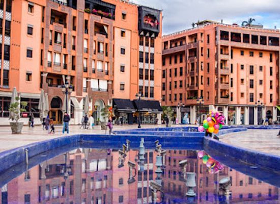 morocco/marrakech/gueliz/landmark/plaza