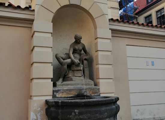 czechia/prague/landmark/fountain-with-an-allegorical-statue-of-the-vltava-tereza