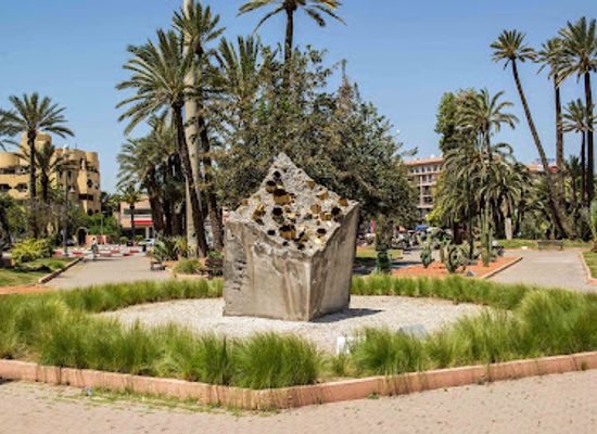 morocco/marrakech/gueliz/landmark/arts-garden