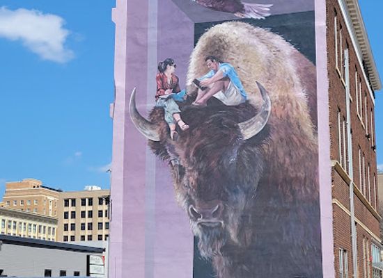 iowa/sioux-city/landmark/buffalo-mural