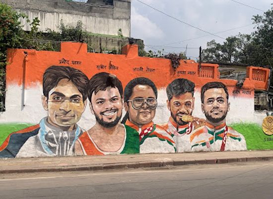 india/delhi/karol-bagh/landmark/paralympics-medal-winners-tribute-by-dsa