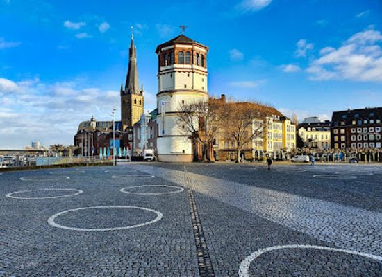 germany/dusseldorf/altstadt/landmark/burgplatz