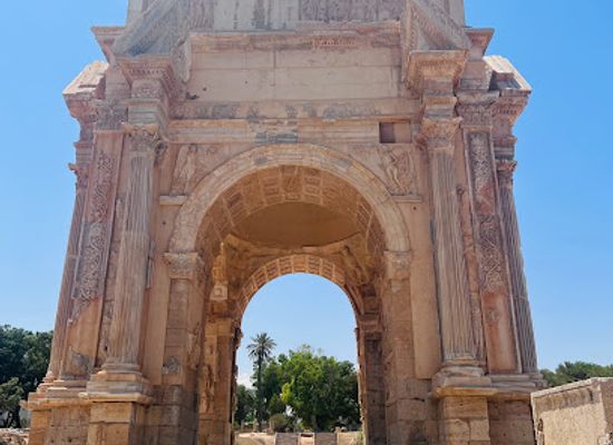 libya/leptis-magna/landmark/arch-of-septimius-severus