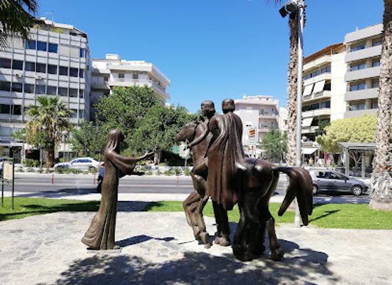 greece/heraklion/lions-square/landmark/statue-of-erotokritos