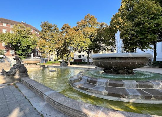 germany/dusseldorf/oberkassel/landmark/barbarossa-platz