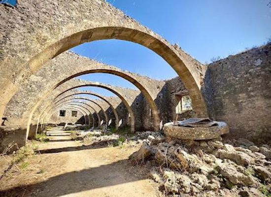 greece/rethymno/landmark/monastery-agios-georgios-karydi-the-ancient-olive-mill-with-the-12-arches