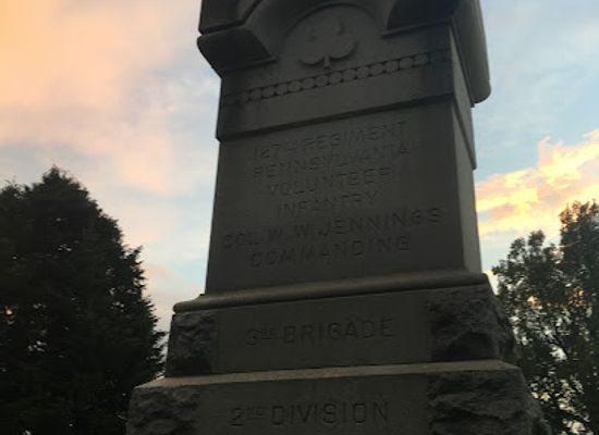 pennsylvania/south-central-pennsylvania/landmark/monument-to-127th-pennsylvania-fredericksburg