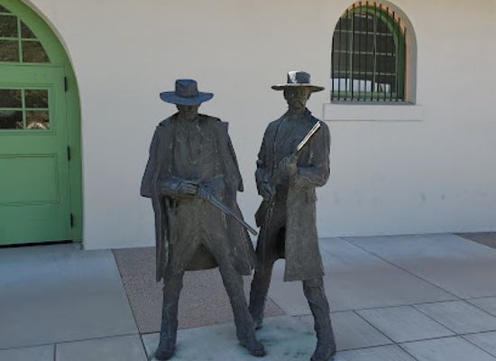 arizona/tucson/fourth-avenue/landmark/wyatt-earp-shot-frank-stilwell-marker