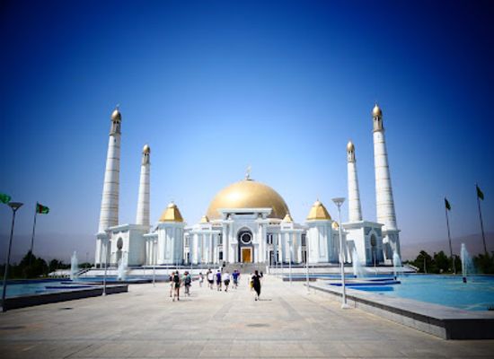 turkmenistan/mary/landmark/turkmenbashy-ruhy-mosque