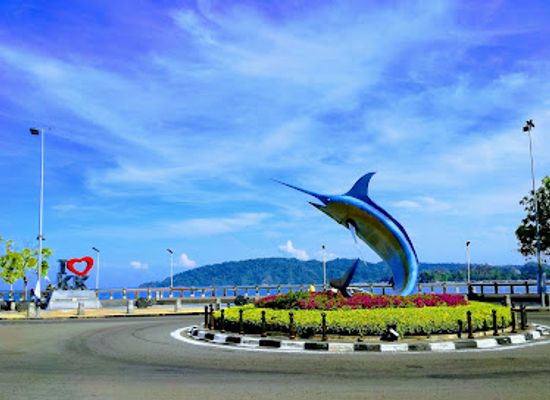 malaysia/sabah/landmark/marlin-statue
