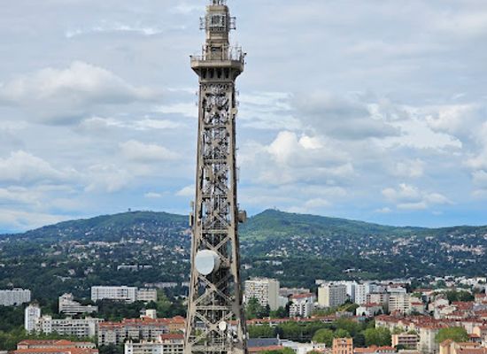 france/lyon/fourviere/landmark/metallic-tower-of-fourviere