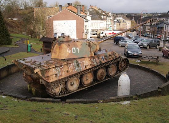 belgium/luxembourg/landmark/war-monument-houffalize-panther