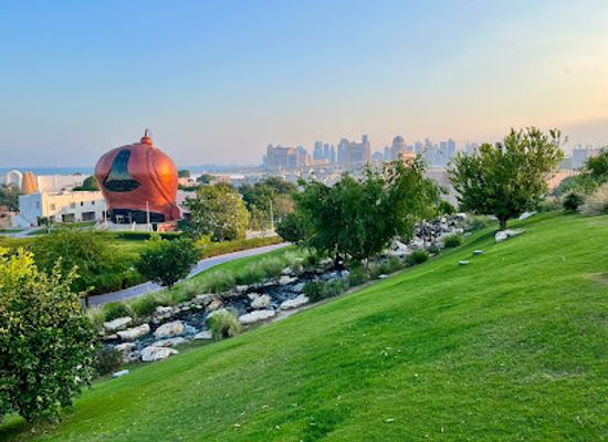 qatar/doha/katara-cultural-village/landmark/katara-north-hills-waterfall