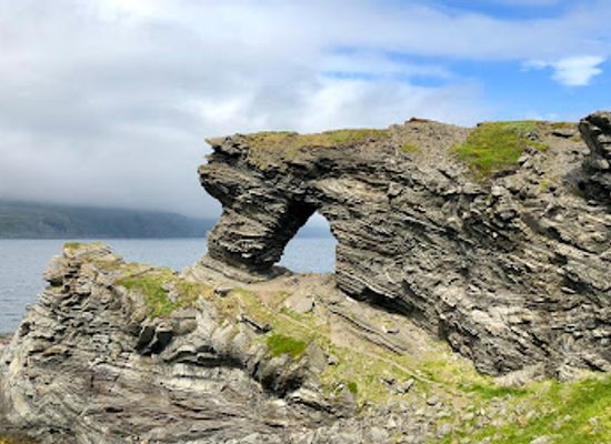 norway/nordkapp/landmark/kirkeporten-in-skarsvag