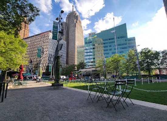 michigan/detroit/corktown/landmark/campus-martius-park