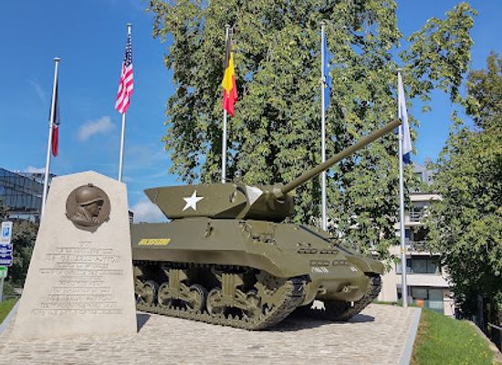 belgium/arlon/landmark/monument-general-patton-bataille-des-ardennes