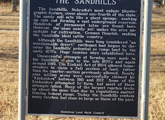 nebraska/sandhills/landmark/the-sandhills-historical-marker