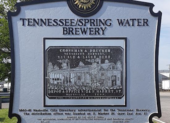 tennessee/middle-tennessee/landmark/historical-marker-the-tennessee-springwater-breweries