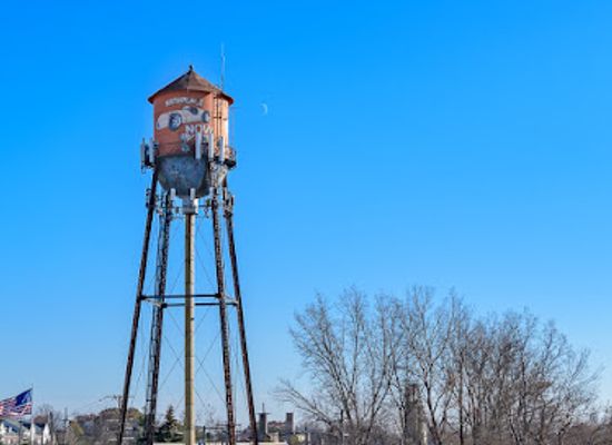 michigan/southeast-michigan/landmark/novi-birthplace-special-water-tower