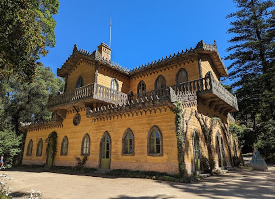 Explore the romantic Chalet of the Countess of Edla in Sintra, a historical gem surrounded by breathtaking gardens and stunning landscapes.