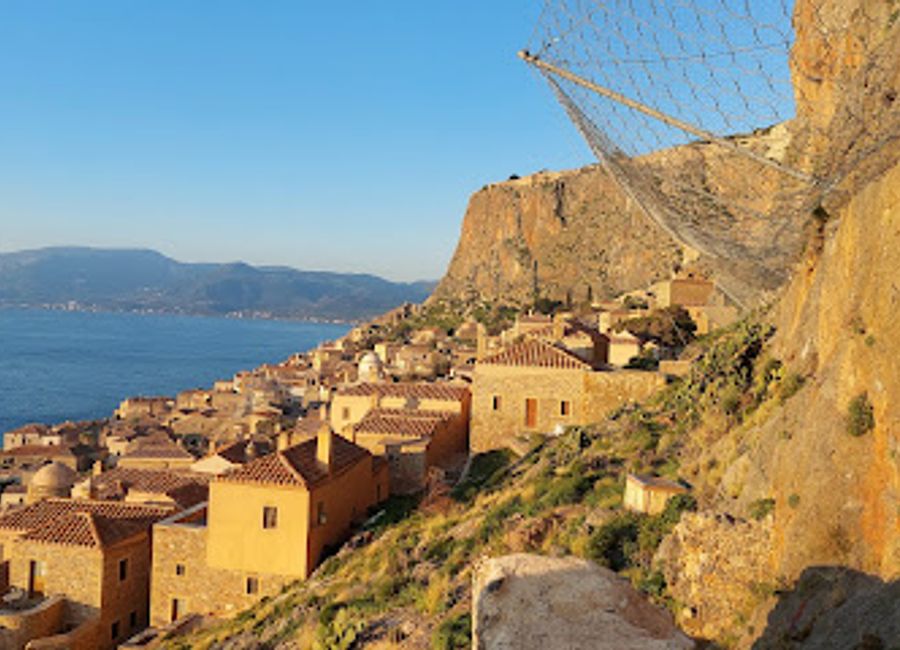 Explore the Galeazza Cistern in Monemvasia: a historic Byzantine water reservoir offering a glimpse into ancient engineering and stunning coastal views.