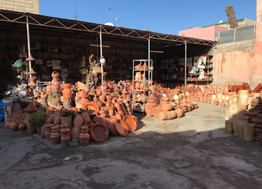 Explore the vibrant world of Moroccan ceramics at Magazin De Poterie in Taroudant, where artistry meets tradition in every handcrafted piece.