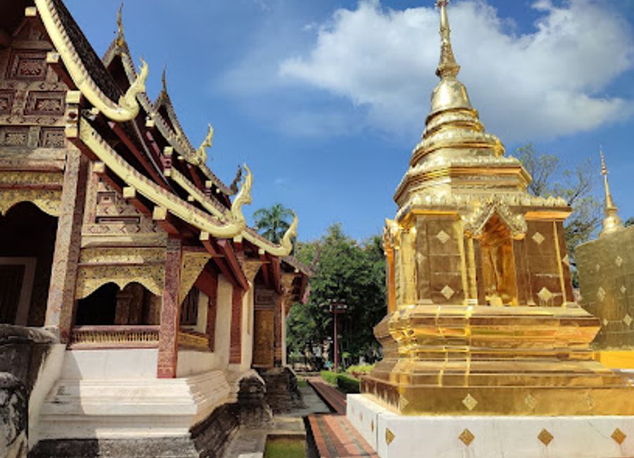 Experience the spiritual serenity and exquisite architecture of Wat Phra Singh, a must-visit Buddhist temple in Chiang Mai, Thailand.