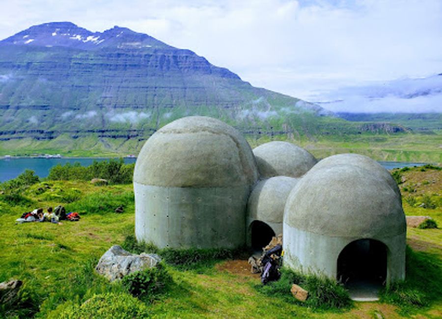 Experience the captivating blend of art and nature at Tvísöngur, a unique sound sculpture in Seydisfjordur, Iceland, where every echo tells a story.