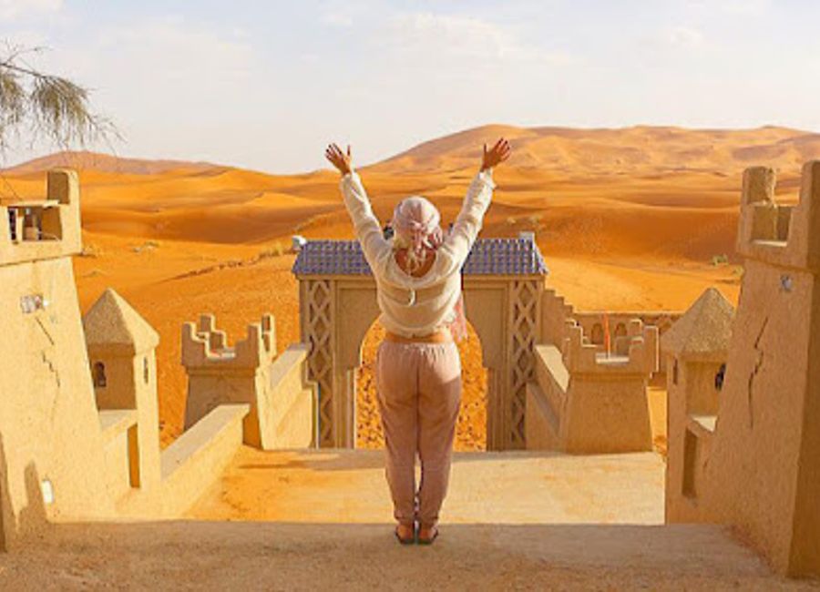 Discover the breathtaking Merzouga Dunes, a stunning desert landscape in Morocco perfect for adventure seekers and cultural experiences.