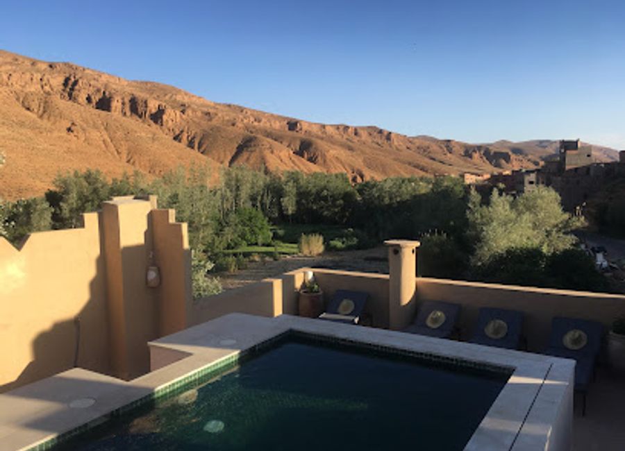 Experience the charm and tranquility of Chez Ichou, a cozy guesthouse nestled in the stunning Dades Gorge, Morocco, perfect for nature lovers and adventure seekers.
