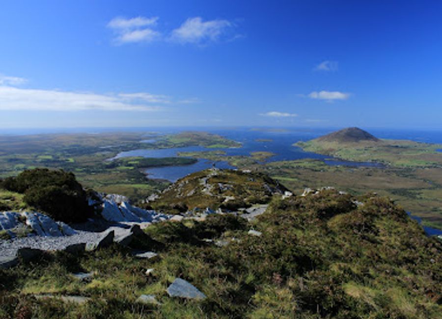 Discover the stunning panoramic views at Connemara National Park Viewpoint, a must-visit for nature lovers in County Galway, Ireland.