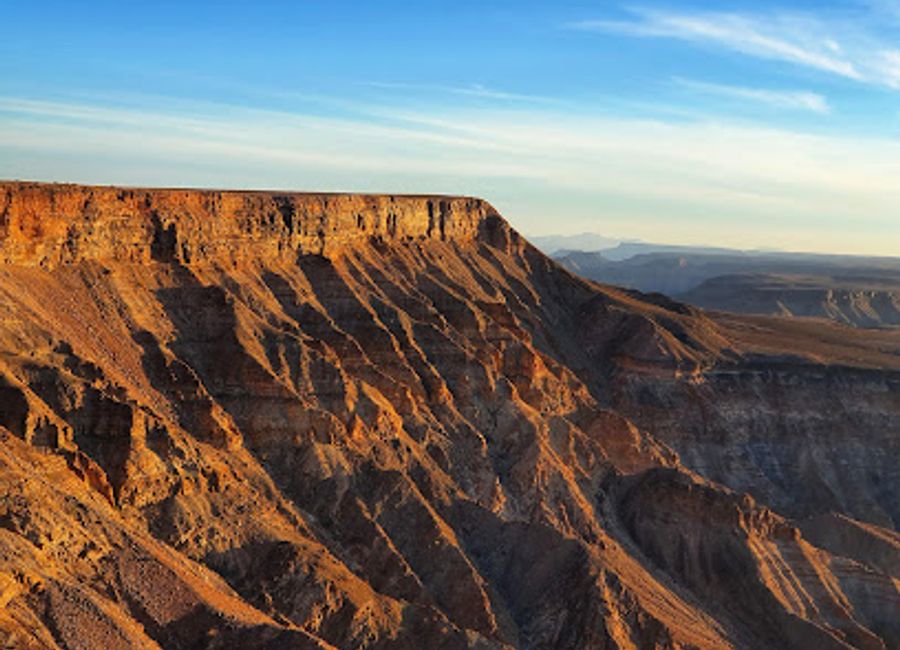 Discover stunning views and unforgettable landscapes at Fish River Canyon Hangpoint Lookout, Namibia's breathtaking natural wonder.