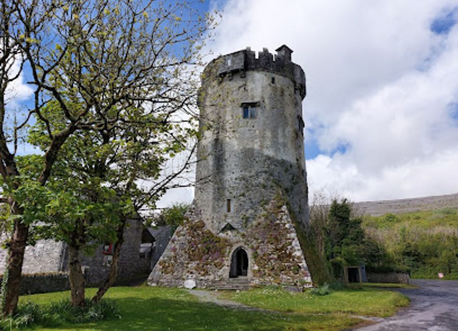 Explore Newtown Castle, a historical landmark in Co. Clare, where medieval architecture meets the breathtaking landscapes of the Burren.