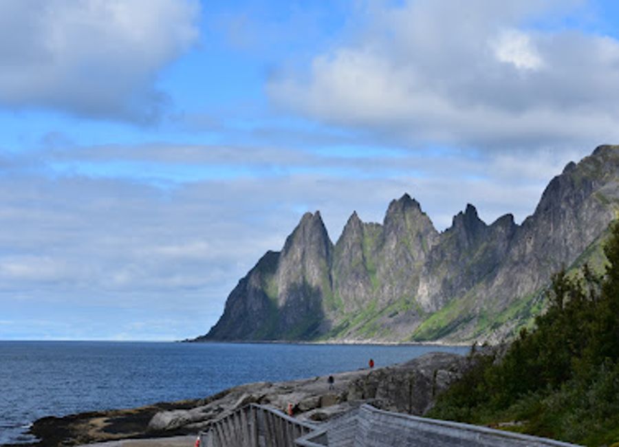 Explore the stunning landscapes and unique rock formations of Devil's Jaw, a breathtaking fjord in Skaland, Norway, perfect for adventurers and nature lovers.