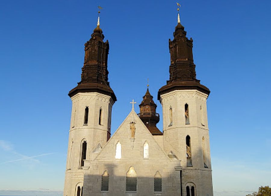 Experience the architectural splendor and historical richness of Visby Cathedral, a serene landmark in the heart of Gotland, Sweden.