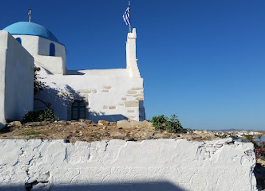 Explore the Frankish Castle in Paroikia, a historic fortress with stunning views, built with ancient temple ruins, showcasing Paros's rich past.