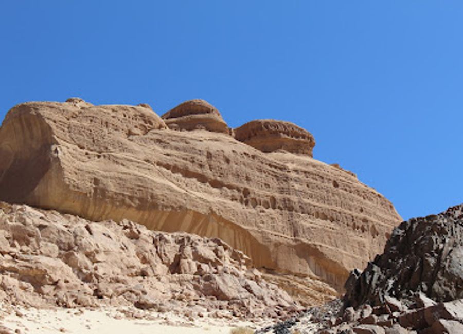 Explore the serene beauty of White Canyon near Dahab, Egypt, a natural wonder sculpted by millennia of wind and water erosion.