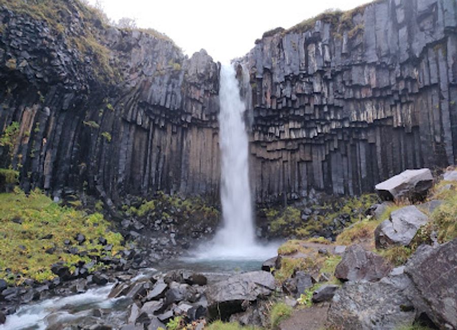 Discover Svartifoss, the iconic waterfall in Skaftafell National Park, renowned for its unique basalt columns and breathtaking natural beauty.