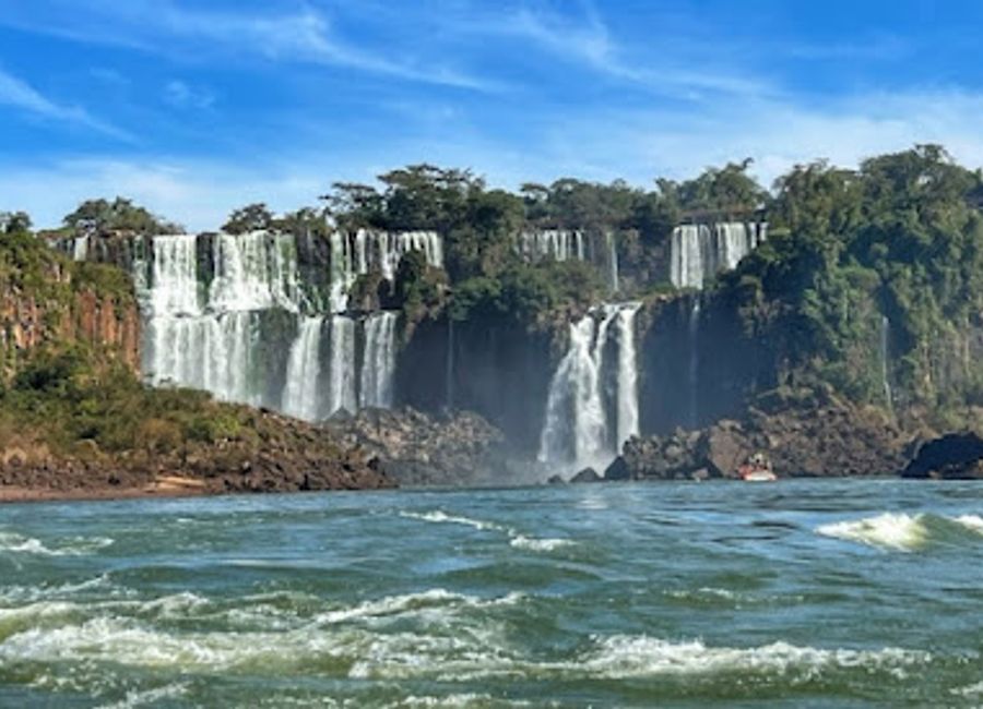 Witness the majestic Iguazu Falls in a new light: Experience the magic of a full moon night at one of the world's natural wonders.