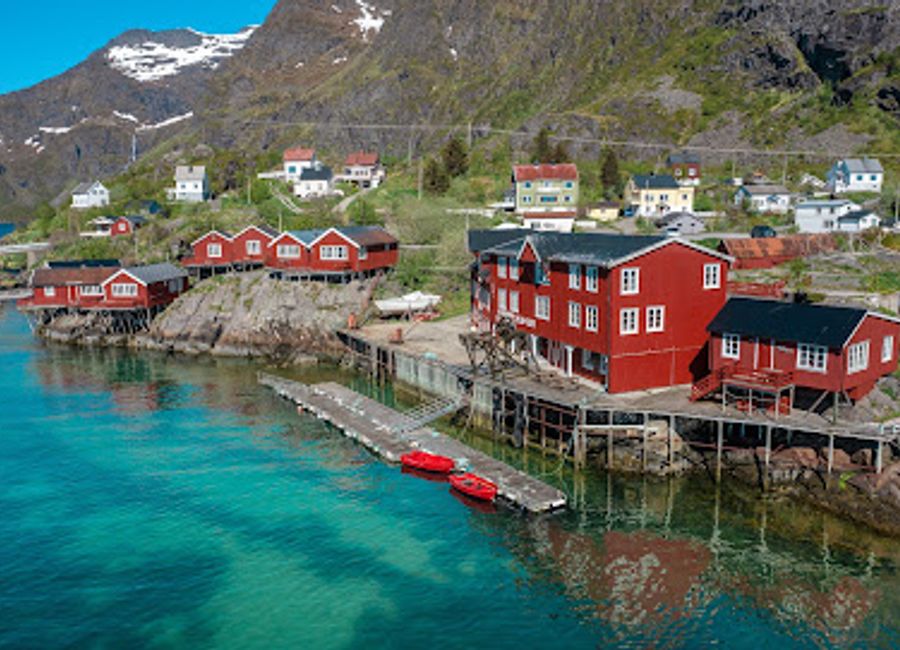 Explore Norway's fishing heritage at Lofoten Tørrfiskmuseum, where tradition meets breathtaking scenery in the heart of the Lofoten Islands.